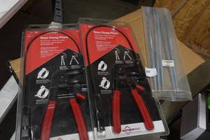 Mayhew Hose Clamp Pliers and Plated Jimmy Bars