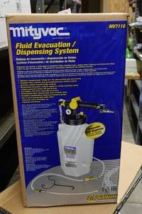Mityvac 2.5 Gallon Fluid Evacuation Dispensing System