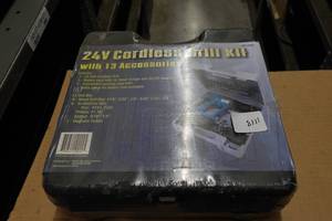 24V Cordless Drill Kit