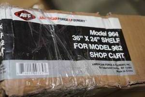 AFF Model 964 36x24 Shelf for Model 962 Shop Cart