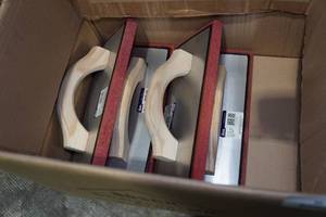 Bon 12x5 Aluminum Back Red Rubber Floats