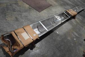 Bon 20 Aluminum Straight End Concrete Chute - Damaged