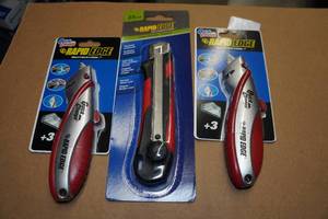 3 Rapid Edge Utility Knives