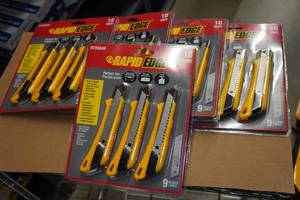 5 Rapid Edge Snap-Off Utility Knife Sets