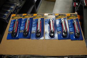 6 Rapid Edge Snap-Off Utility Knives