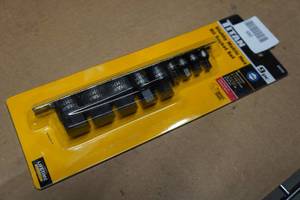 Titan 9-Piece Stubby Metric Hex Bit Socket Set
