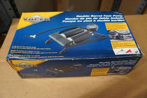 Vaper Double Barrel Foot Pump