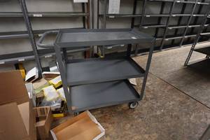 Metal Warehouse Cart - 18 x 33 x 36