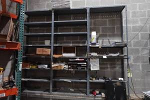 Three Metal Shelves - 87 x 12 x 9