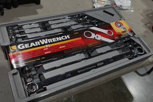 GearWrench 86126 XL 10 Piece Metric Flex Head Ratcheting Wrench Set - 120XP