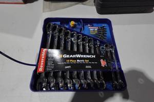 GearWrench 11 Piece Metric Ratcheting Wrench Set - Missing 10mm