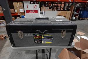 Stack-On 26 Steel Tool Box with Tools