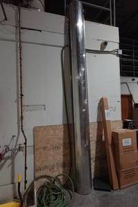 Bon 12 Straight End Aluminum Concrete Chute