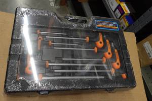 Astro Pneumatic 1023 9 Piece T-4 Handle Tamper Torx Wrench Set
