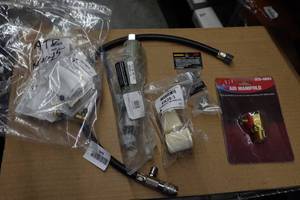 Assorted ATD Parts - Manifold, Mandrels, Abrasive Gun