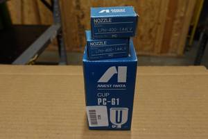 Anest Iwata PC-61 Cup and LPH-400-144LV Nozzles