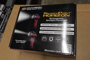 Maxxeon SearchPoint Horizon Rechargeable SpotlightFloodlight