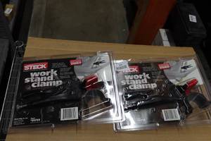 2 Steck 35753 Work Stand Clamps