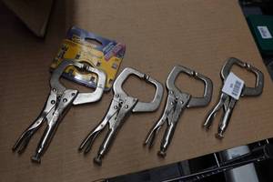 4 Irwin Vise Grips - 6R - 6 Locking Clamps