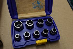 Irwin Hanson 54019 9 Piece Bolt Extractor Set