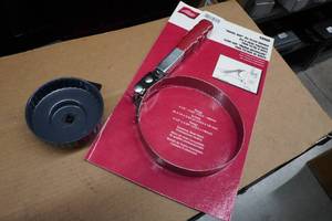 Lisle 93mm-36 Flutes End Cap Filter Wrench and Swivel Grip Oil Filter Wrench