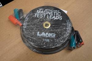 Lang Tools 10 Retractable Magnetic Test Leads