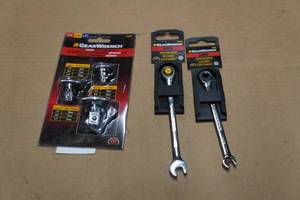 GearWrench 3-Piece Metric Drive Adapter Set and Ratcheting Wrenches