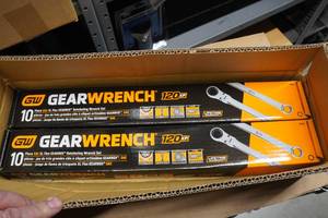 2 GearWrench 10-Piece SAE XL Flex Gear Box Ratcheting Wrench Set