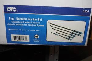 OTC 8206 6 Piece Handled Pry Bar Set