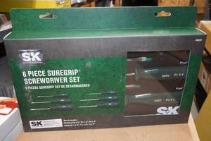 S-K 86320 6 Piece Suregrip Screwdriver Set