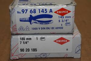 Knipex Plastic Pipe Cutter and Insulated Crimping Pliers