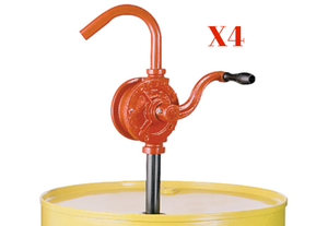 4 Kleton DA528 Rotary Drum Pumps