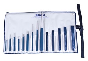 2 Aurora TLZ434 14-Piece Punch and Chisel Sets