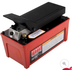 Sunex 4998 10,000 PSIG Capacity AirHydraulic Foot Pump