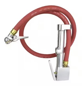 2 Milton 503 Inflator Gage 3 Ft Hose Whip and Safety Clip