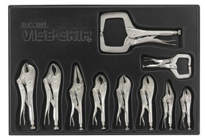 Irwin 1078TRAY 10 Piece Locking Pliers Tray Kit