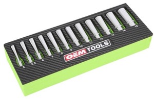 OEM Tools 12-Piece 14 Drive Metric Deep Socket Set - 23986