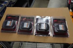 4 Ingersoll Rand IQ V12 Series Li-ion Batteries