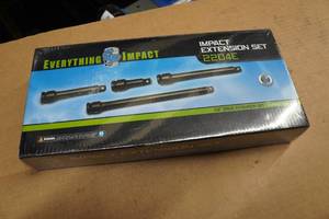 Grey Pneumatic 12 Drive 4-Piece Impact Extension Set