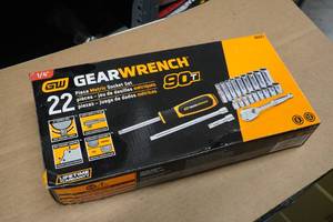 GearWrench 22-Piece 14 Drive Metric Socket Set - 90T