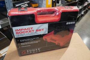 Sunex 2665 12 Drive 13 Piece Metric Universal Impact Socket Set