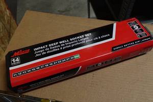 Milton 1300-SS-07 14 Piece Metric 12 Drive Deep Impact Sockets