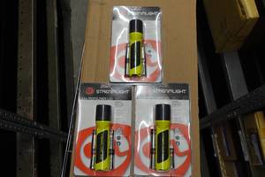 3  Streamlight 4AA Propolymer LED Flashlights