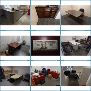 $20 AND All Office Furniture - Desks, Chairs, Cabinets