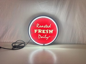 WORKING Roasted Fresh Daily 18.5 Neon Sign