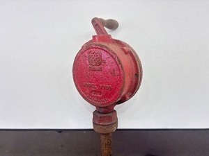 Vintage Cast Iron Hand Pump on Pole