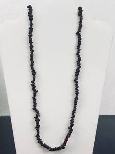 LONG Strand of Semi-Polished Raw Garnets