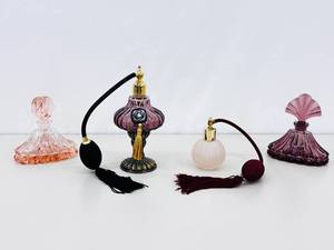 Lot of Vintage Atomizer etc Glass Perfume Bottles