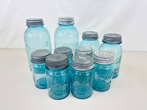 Lot of 10 Various Sized Ball Mason Jars