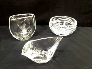 Lot of Orrefors, Waterford, and Rogaska Pieces